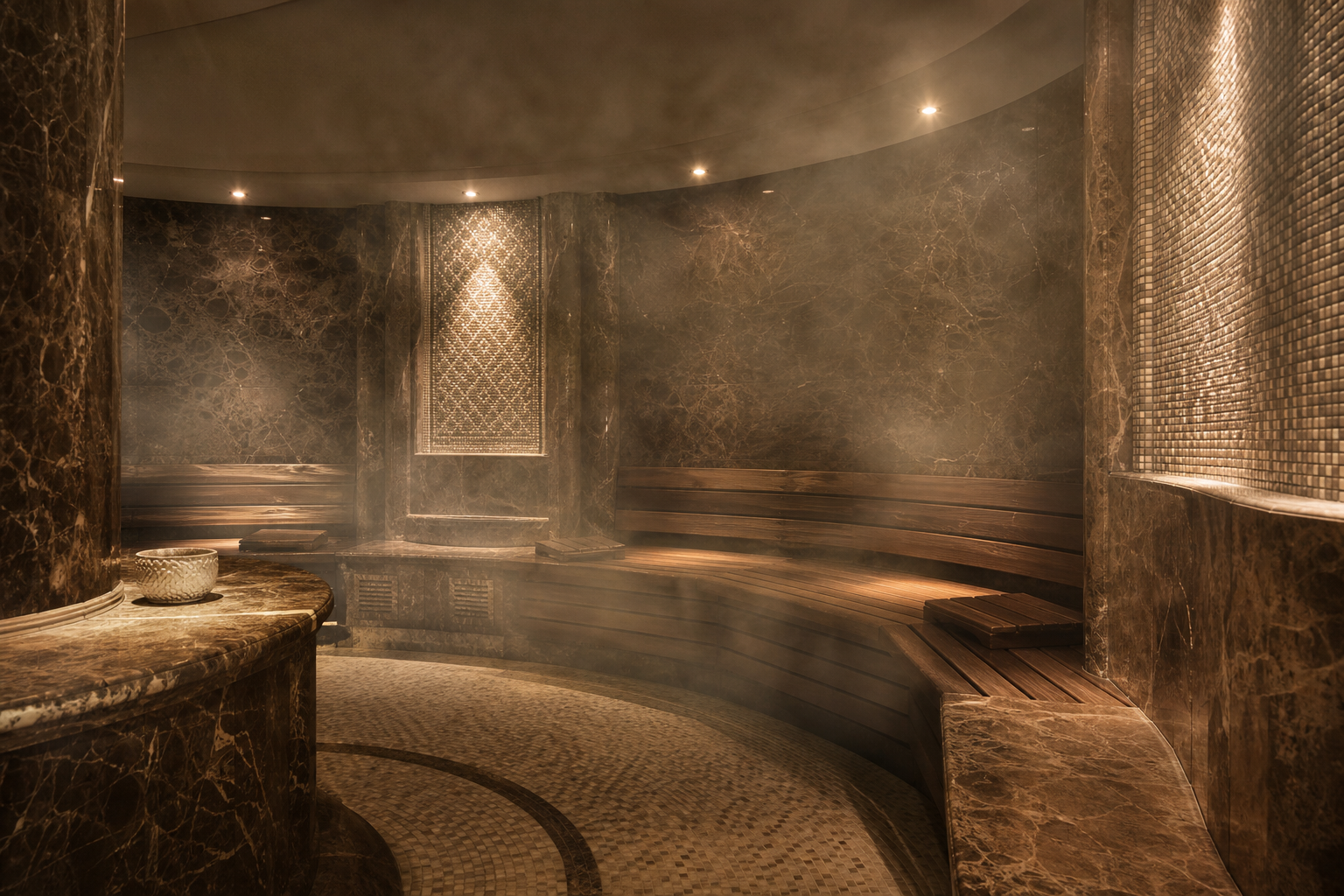 Premium steam room facility