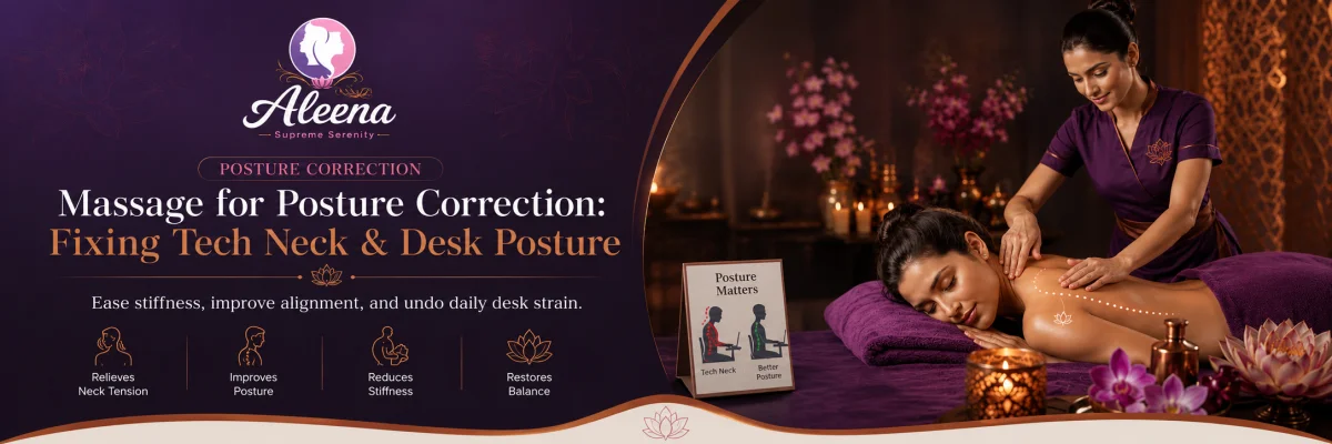 Massage for Posture Correction: Fixing Tech Neck and Desk Posture